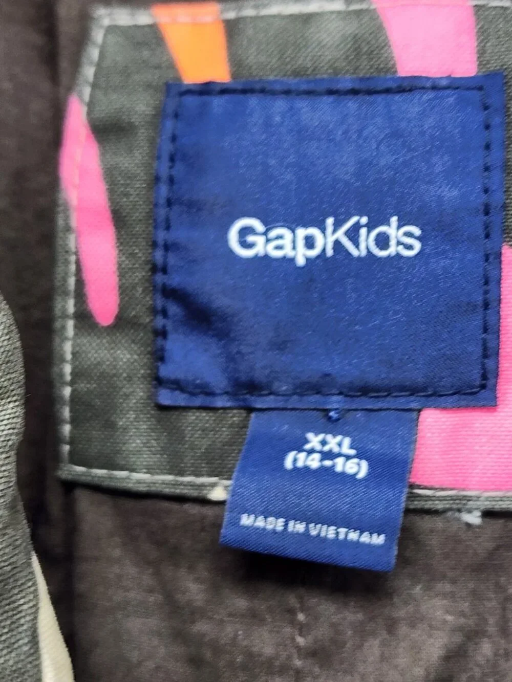 GapKids Multicolored Monarch Jacket Size 14-16 Button Up Lined